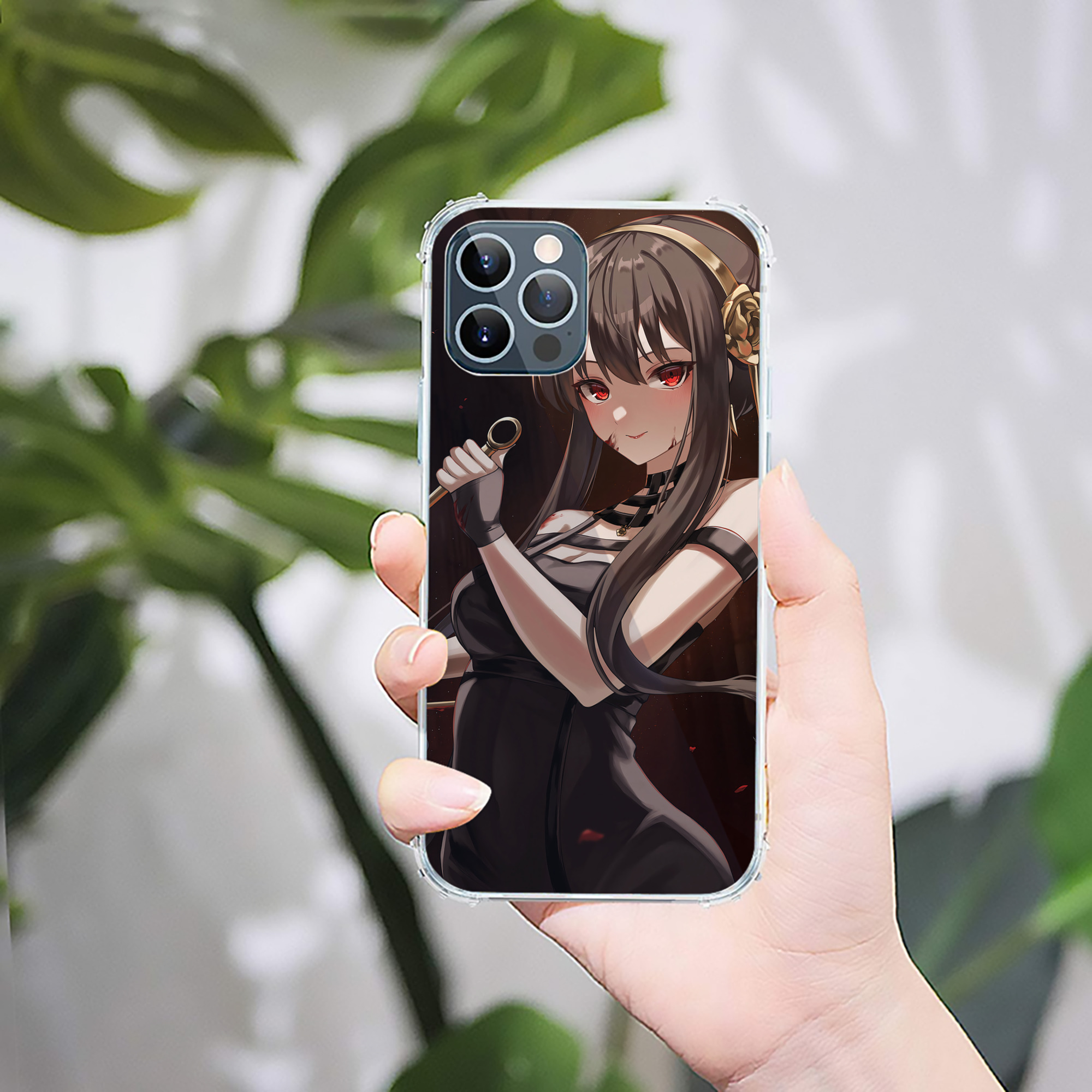 （画像用） SPY×FAMILY间谍家家酒 【iPhone 12シリーズ対応】透明スマホケース（クリアソフトケース）